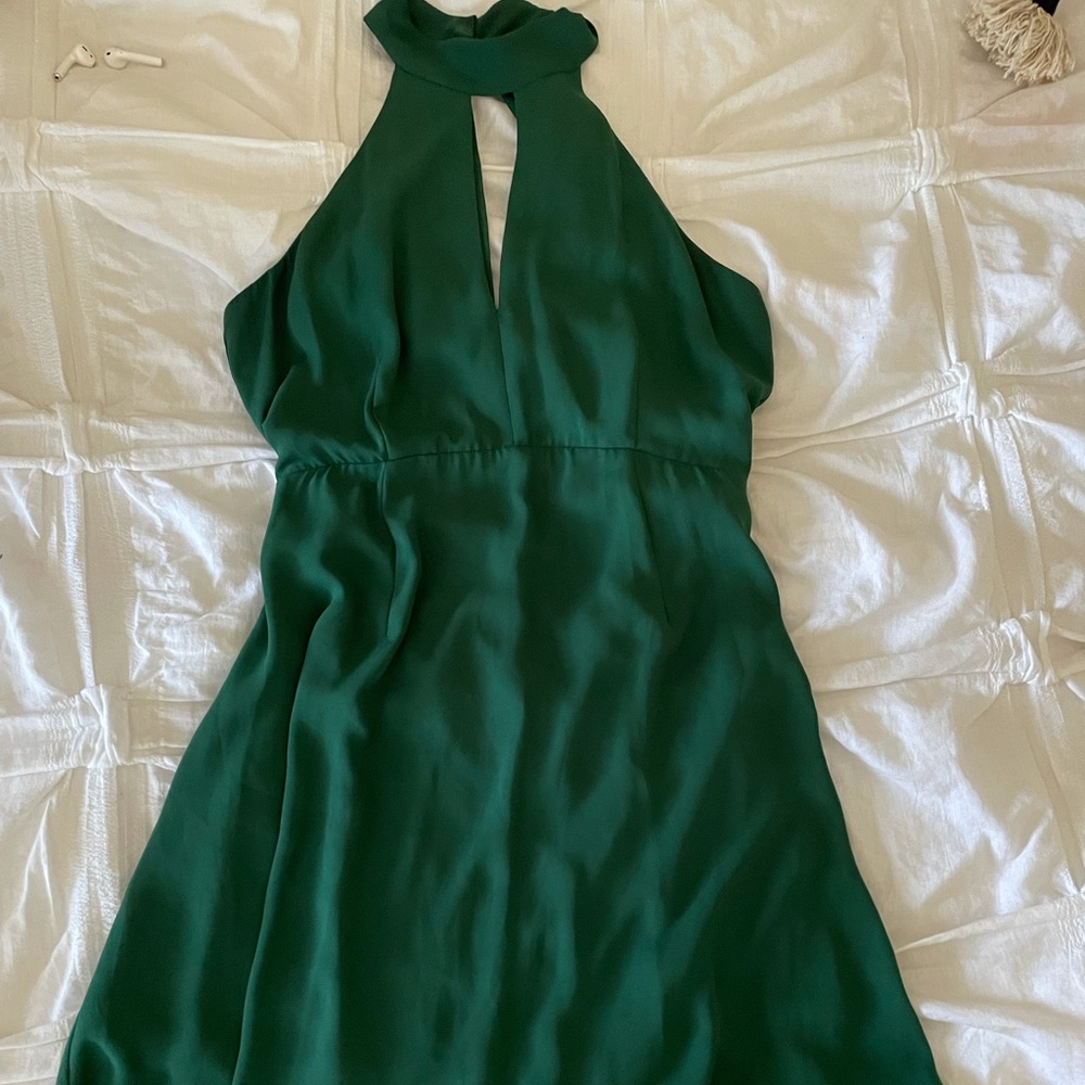 Halter mini dress